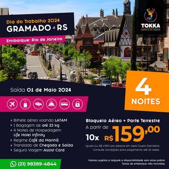 Gramado/RS - Dia do Trabalho