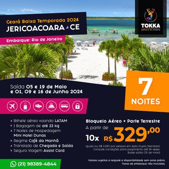 Jericoacoara/CE - Baixa Temporada