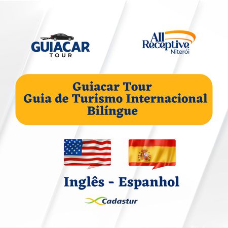 GUIACAR TOUR INGLÊS/ESPANHOL  - Seu Guia de Turismo motorista privativo