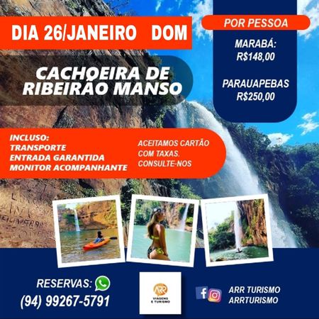 Cachoeira de Ribeirão Manso-To