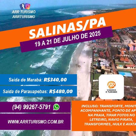 Salinas praia do Atalaia - Bate-Volta