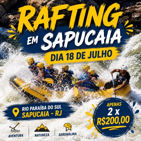 Rafting em Sapucaia