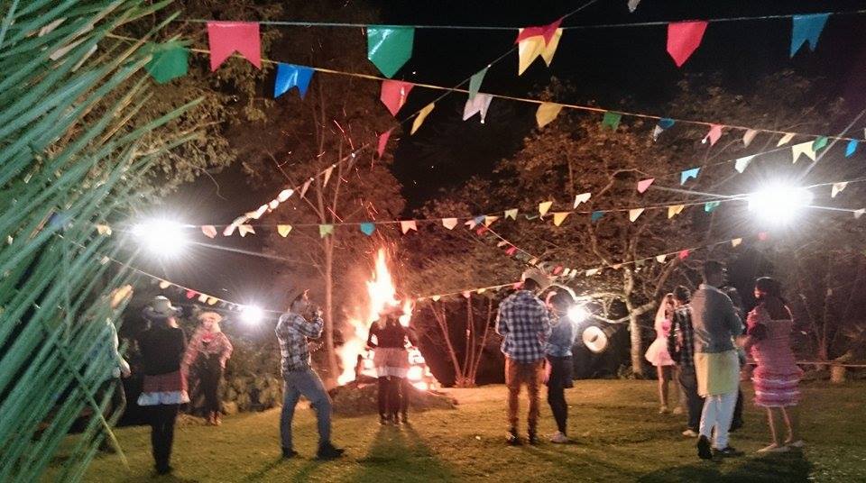 Festa junina na Pedra Aguda