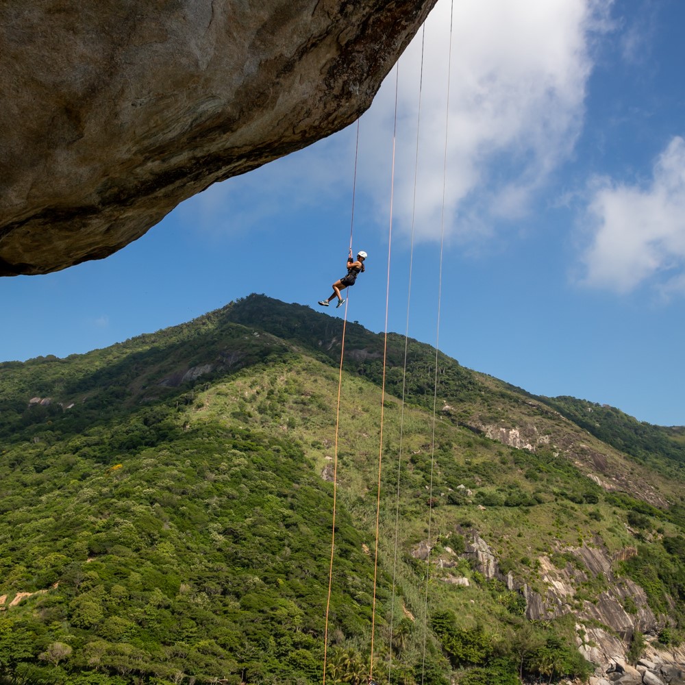 Rapel e Pêndulo na Pedra da Tartaruga